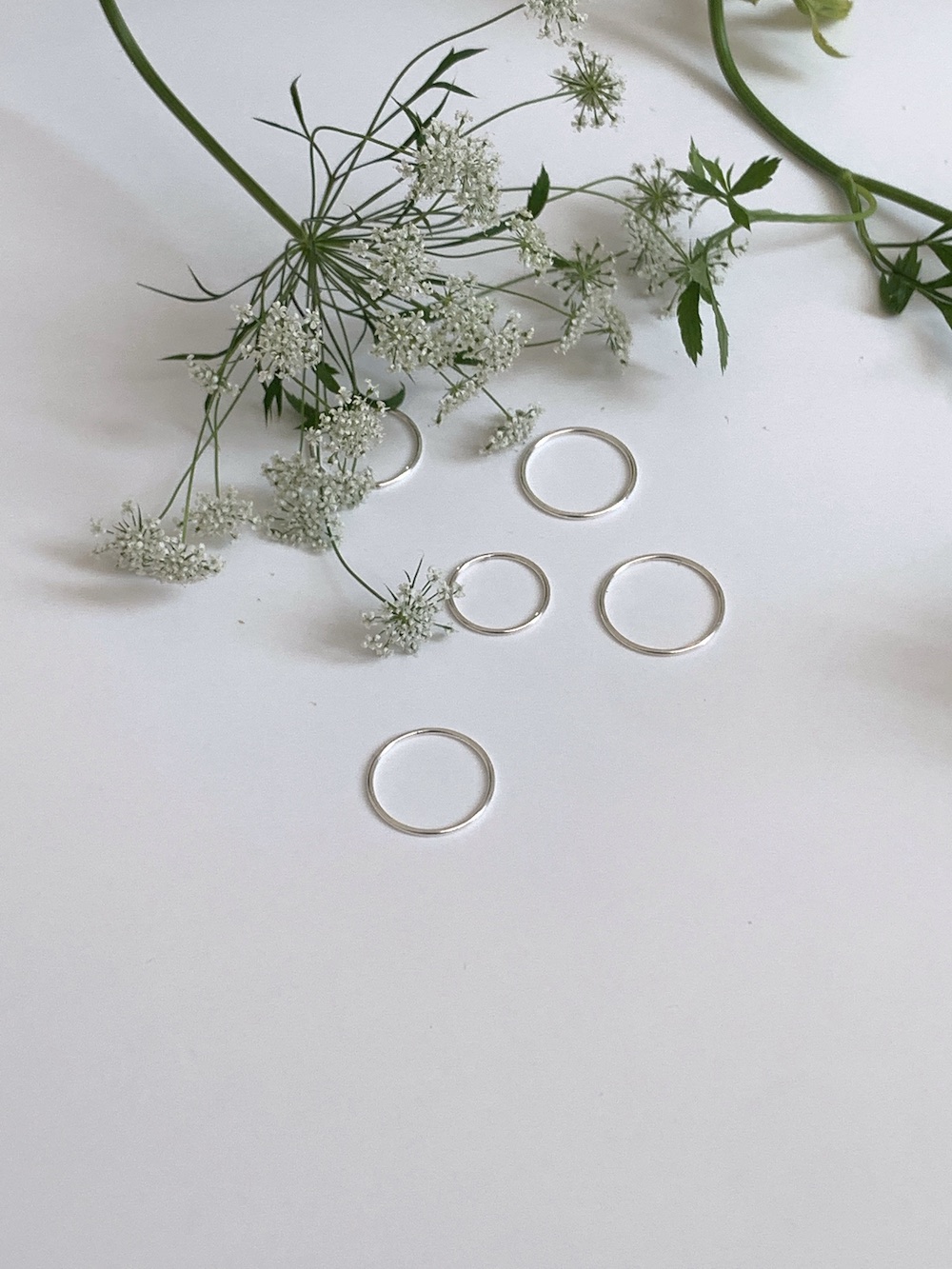 [925 silver] line ring