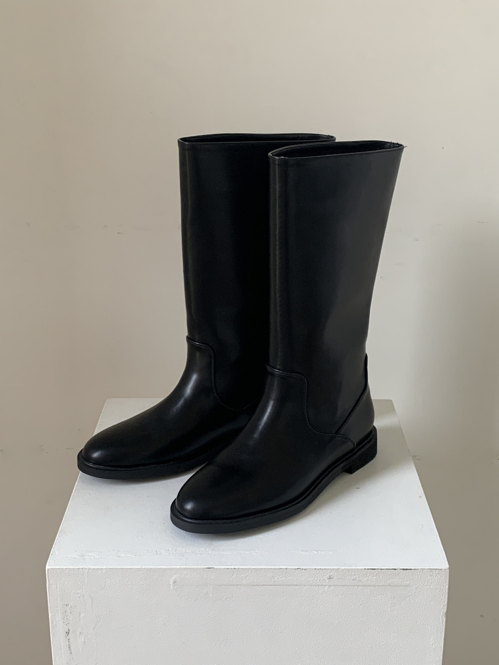 wide middle boots (2 col)