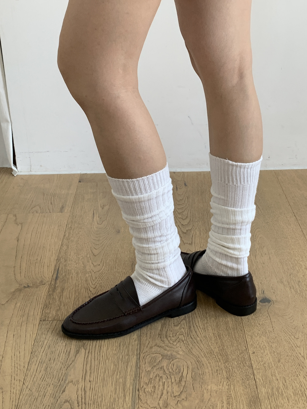 Wool long socks (4 col)
