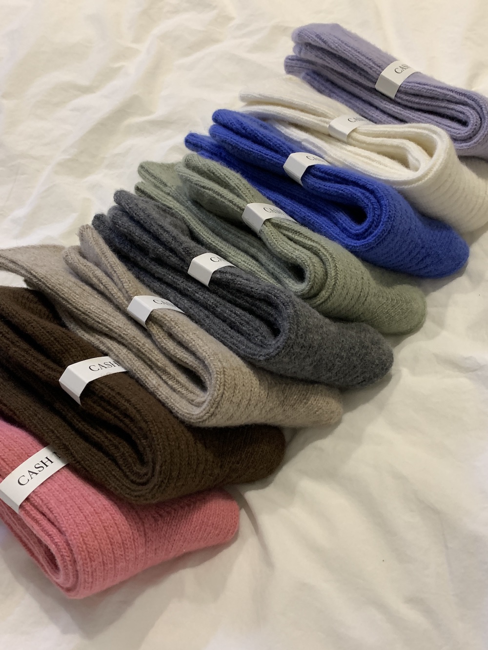 Cashmere socks (9 col)
