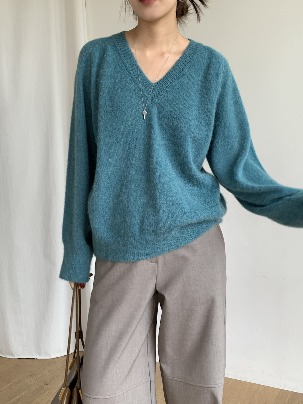 Brush overfit knit (4 col)