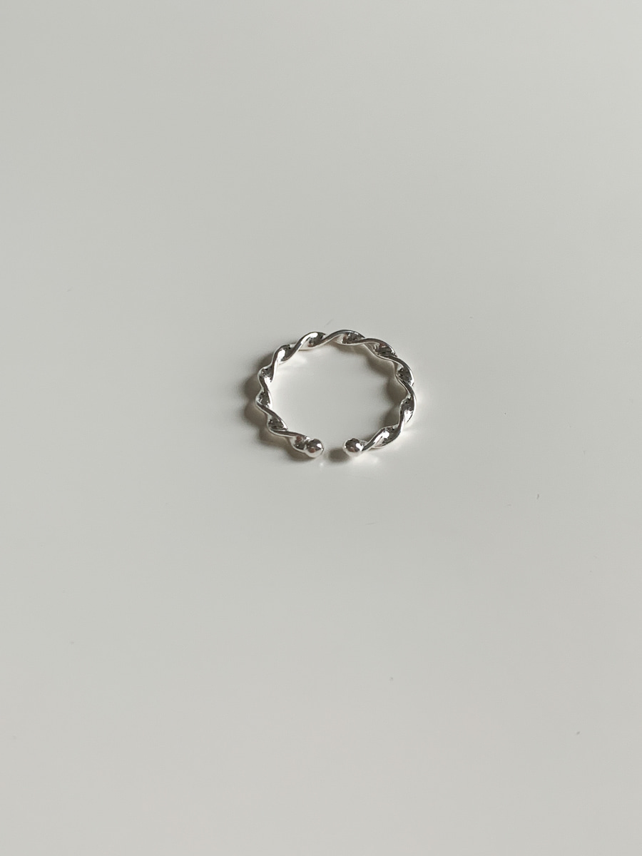 [925 silver] twist ring