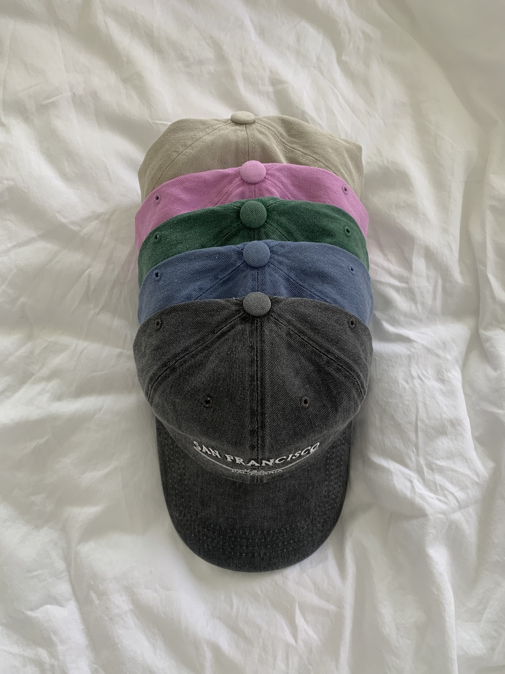 Vintage washing cap (5 col)