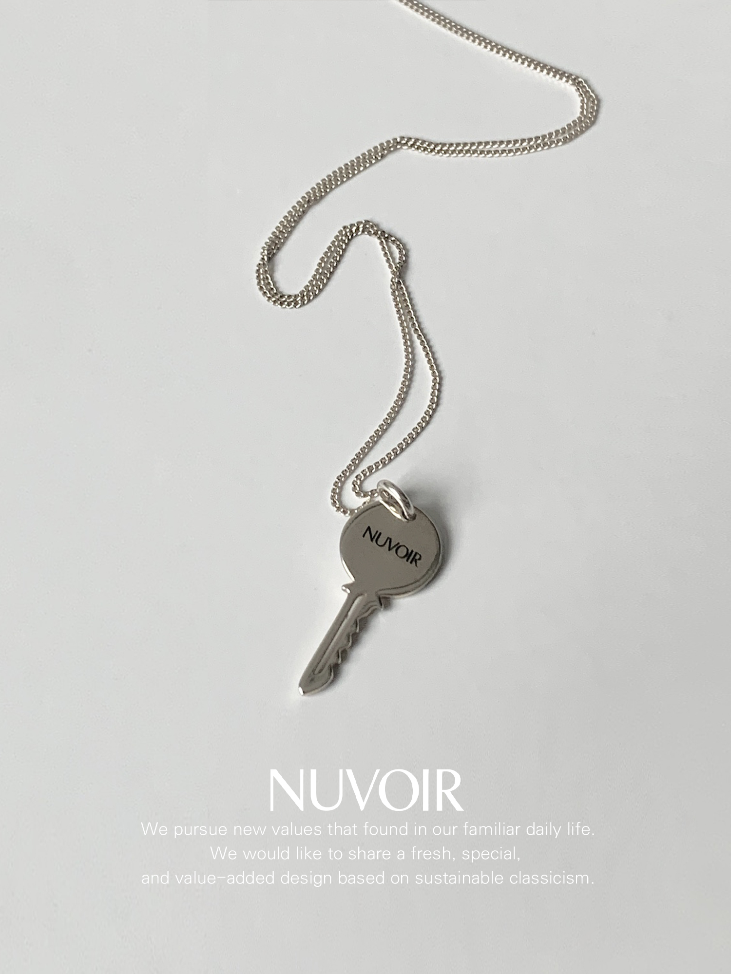 [Made] NUVOIR key necklace